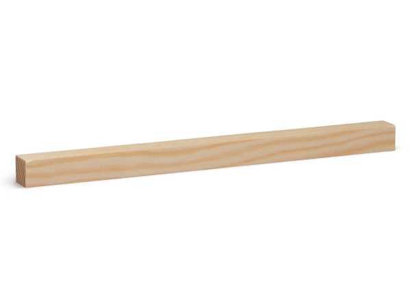 Quadratleiste Kiefer 20 mm - Massive Holzleiste roh