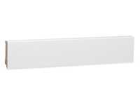 Modern Kiefer Massivholz - weiß lackiert RAL9016 (16x58mm)