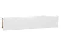 Modern Kiefer Massivholz - weiß lackiert RAL9016 (16x58mm)