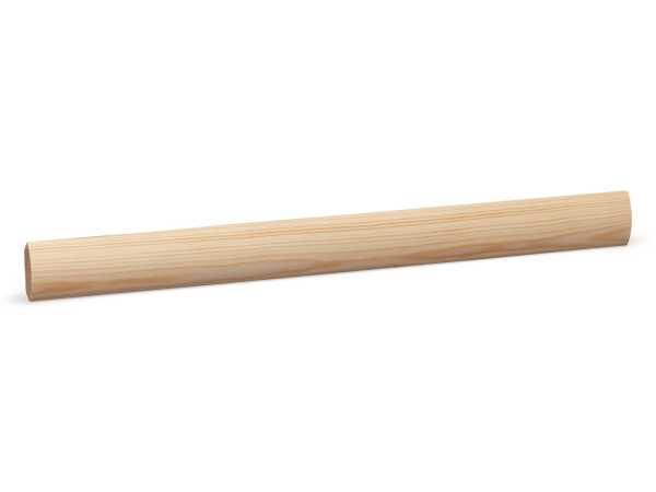 Viertelstab - Massive Holzleiste Kiefer roh (22x22mm)