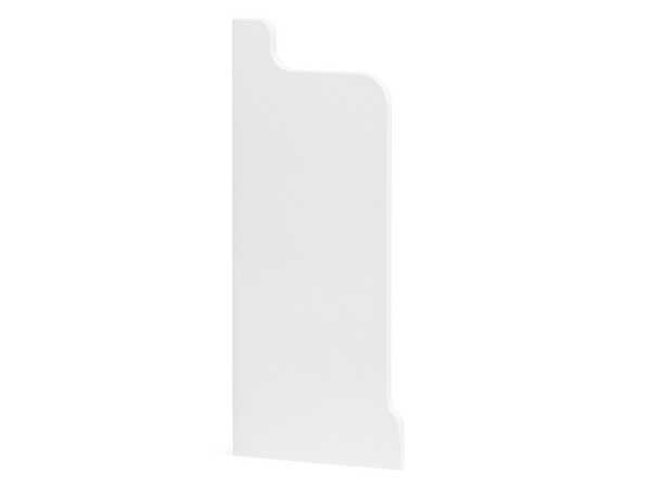 Endkappe für Heizrohrverkleidung in weiß (68x189mm)