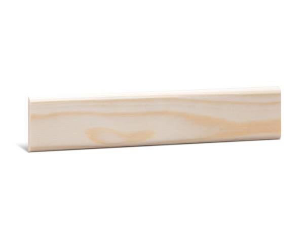 Tapetenleiste Kiefer 5 x 40 mm - Massive Holzleiste roh