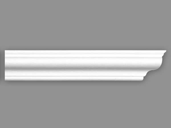 Stuckleiste Styropor Zierleiste U40 weiß (40mm)