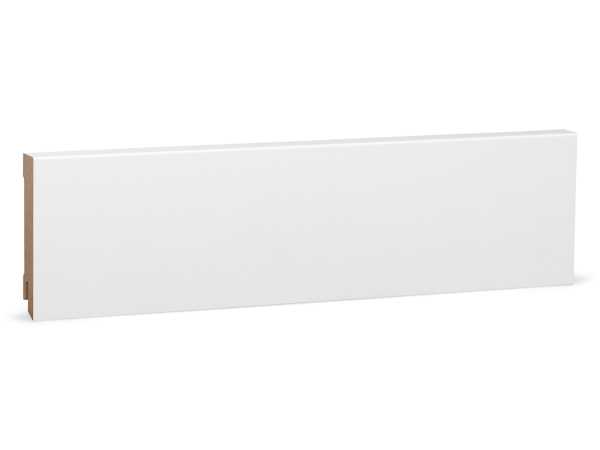 Modern MDF - weiß direktlackiert RAL9016 (16x80mm)