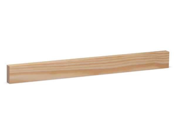 Rechteckleiste - Massive Holzleiste Kiefer roh (13x30mm)