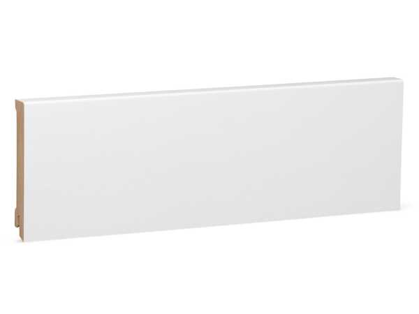 Modern Kiefer Massivholz - weiß lackiert RAL9016 (16x95mm)