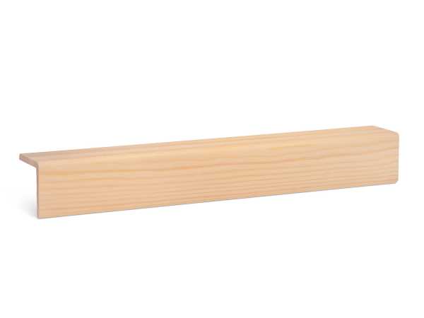 Winkelleiste Kiefer 40 x 40 mm - Massive Holzleiste roh
