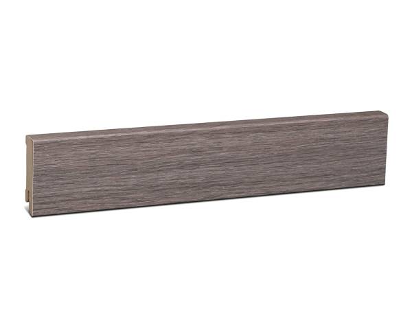 Modern Laminat Leiste MDF foliert - Schiefer grau (16x58mm)