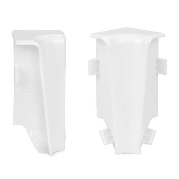 Innenecken für MEGA-Profil (20 x 58 mm) weiß