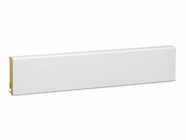 Modern MDF Sockelleiste weiß RAL9016 (16x58mm)
