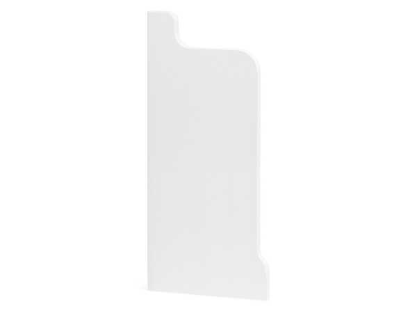 Endkappe für Heizrohrverkleidung in weiß (68x164mm)